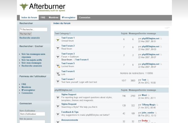 forum website template