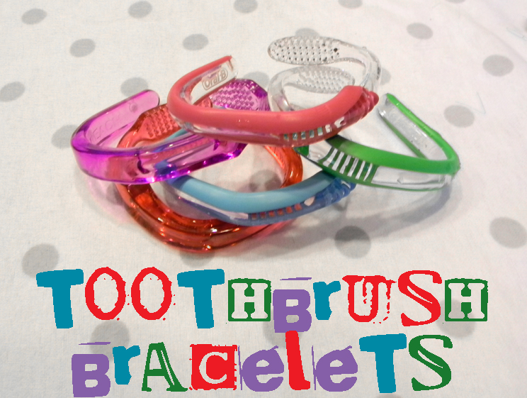 Apostrophy Designs Omtwi Kids Craft Toothbrush Bracelets Tutorial Omtwi Kids Craft Toothbrush Bracelets Tutorial