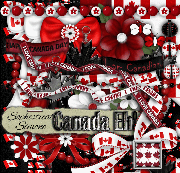 Scrappy Bit Of Fun FREEBIE Canada Day Scrap Kit