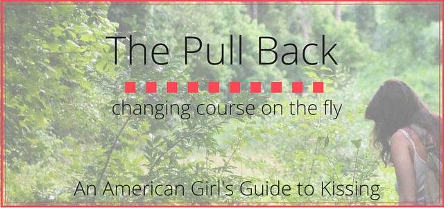 The Pull Back: sometimes you start a cheek kiss and realize you're wrong. || An American Girl's Guide to Kissing