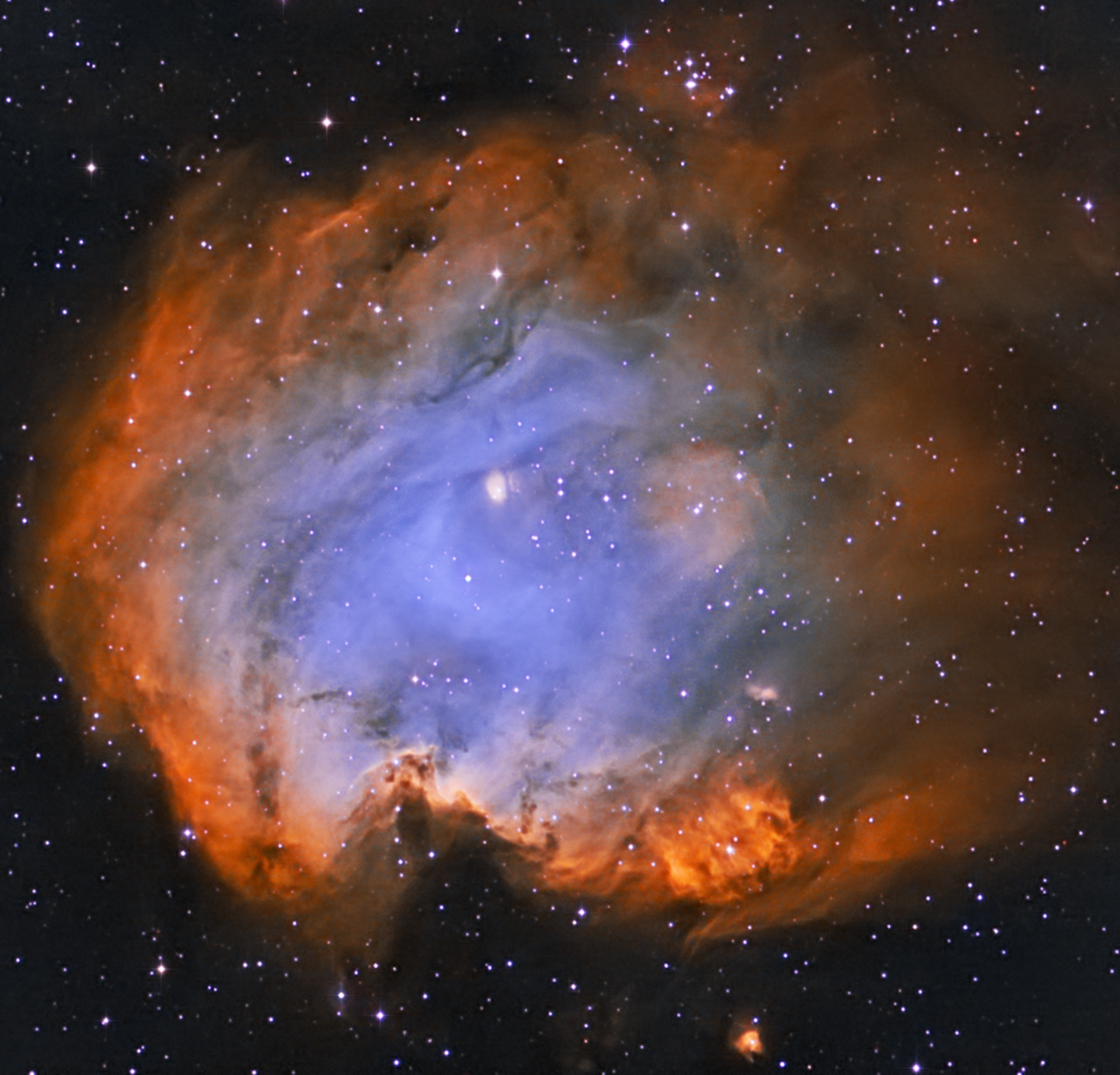 Cosmic Photons Astrophotography NGC 2174 The Monkey Head Nebula