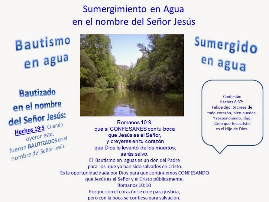 BAUTISMO EN AGUAS