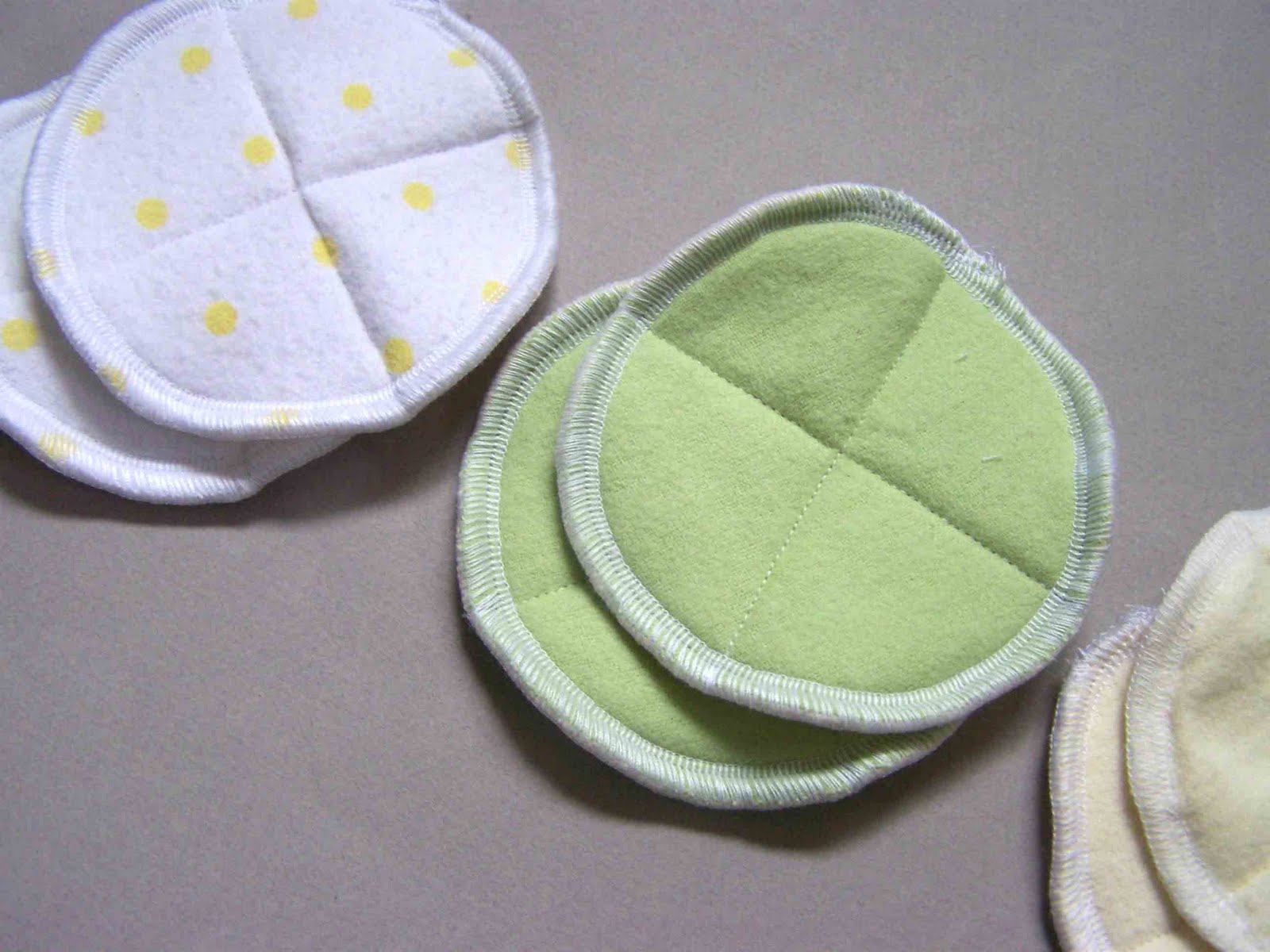 Made by Me. Shared with you. Reusable Flannel and Fleece Nursing Pads