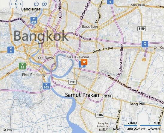 Detail King Rama IX Park Bangkok Location Map | About BTS Bangkok