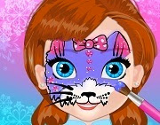 Frozen Baby Anna Face Art