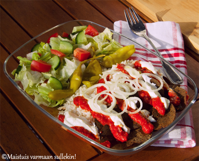 Hirvikebab & kebabkastike