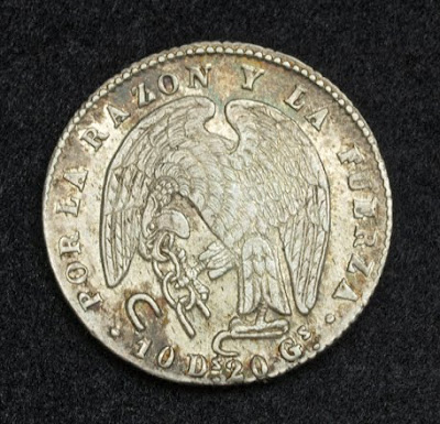 Chile 1 Real Silver Coin