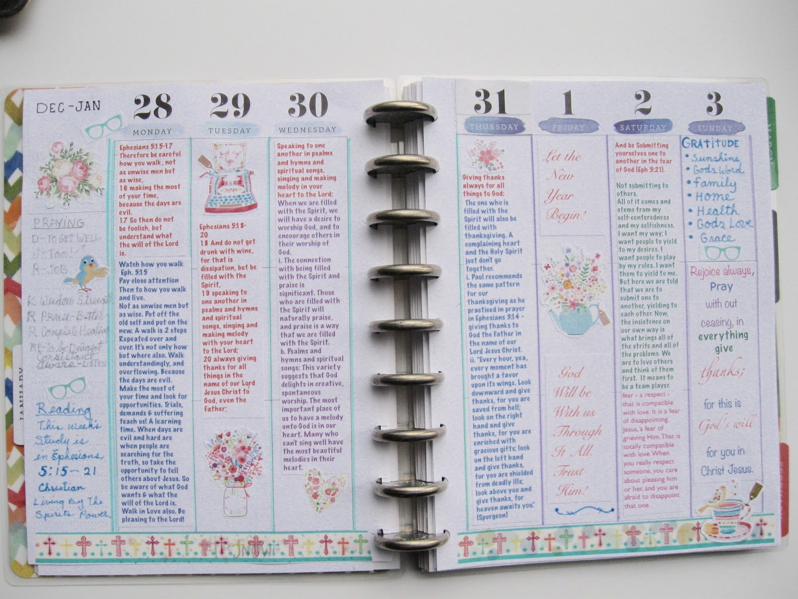 A Palette Full of Blessings Happy Planner as a Devotional