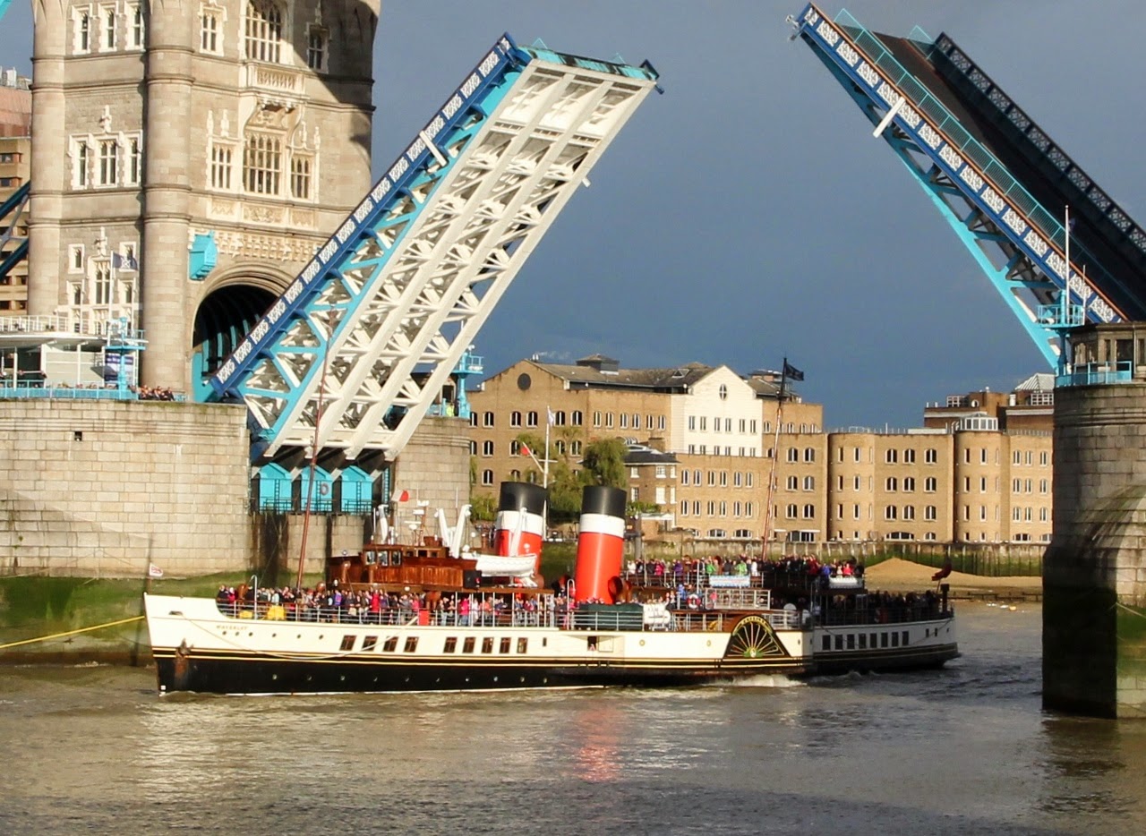 Captain JP's log Paddle Steamer Waverley on the Thames