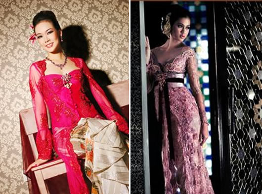 model kebaya off shoulder