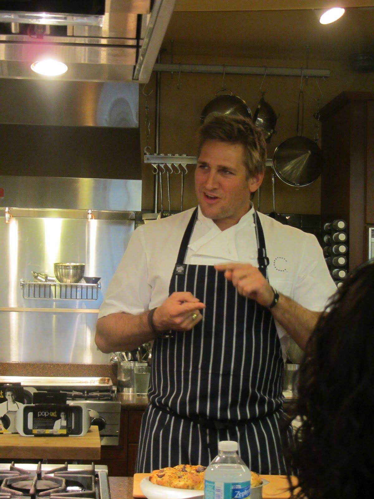 Curtis Stone Cooking Demonstration Rolling Pin Brandon I Run For Wine