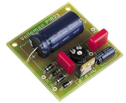 The Circuit 1 5 35 Volt Dc Regulated Power Supply