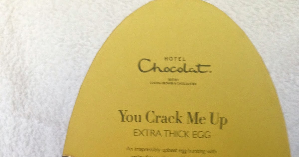 Serendipity Says Hotel Chocolat You Crack Me Up Easter Egg Review