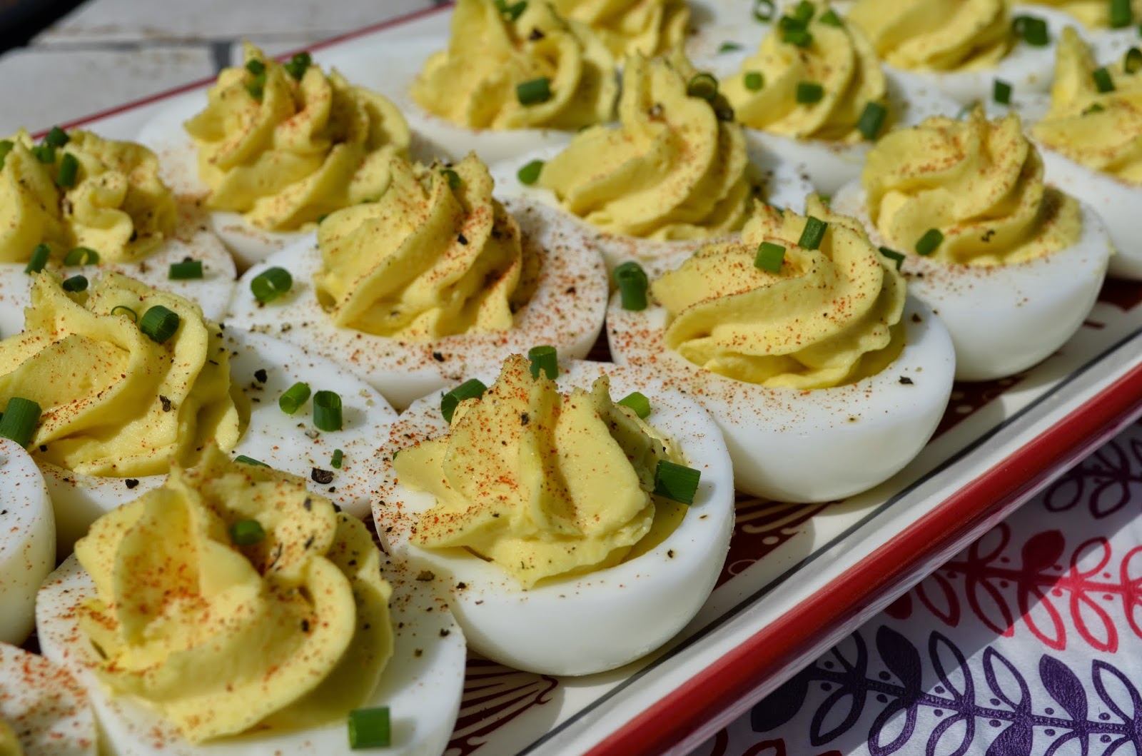 deviled eggs with dry mustard