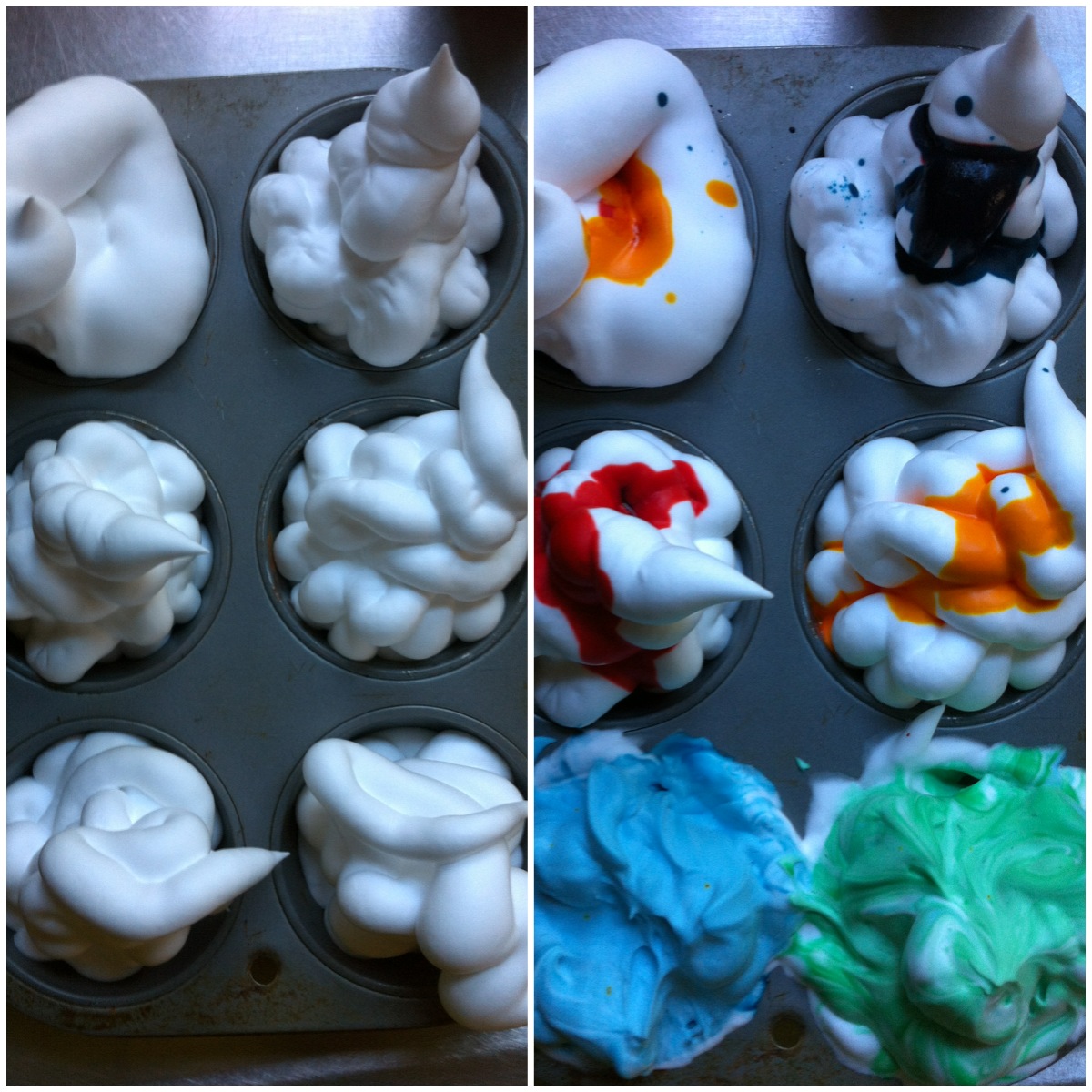 A Childhood List 134) Shaving Cream Bathtub Paints