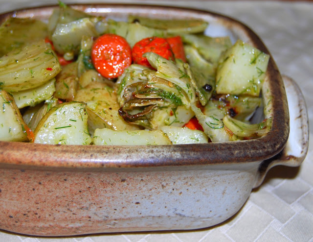 Roasted Vegetables with Fennel Vinaigrette Roasted Vegetables with Fennel Vinaigrette