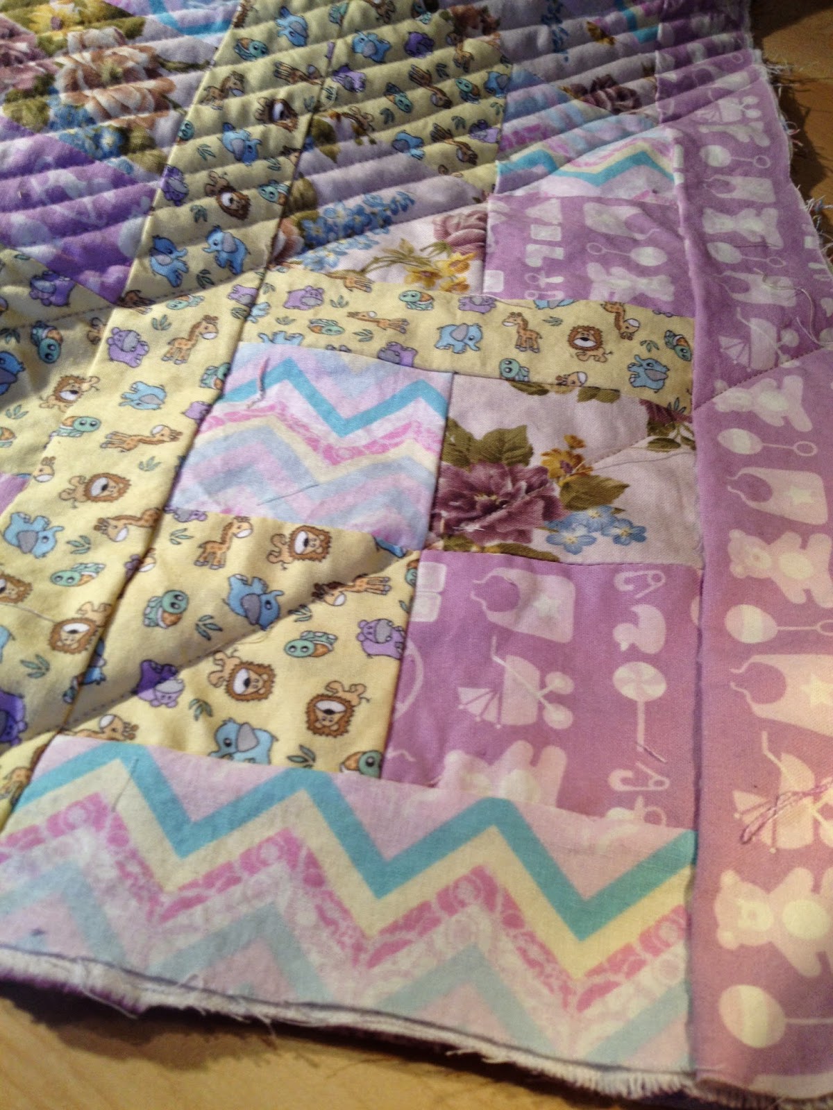 Two Crafty Girls Chenille Quilt