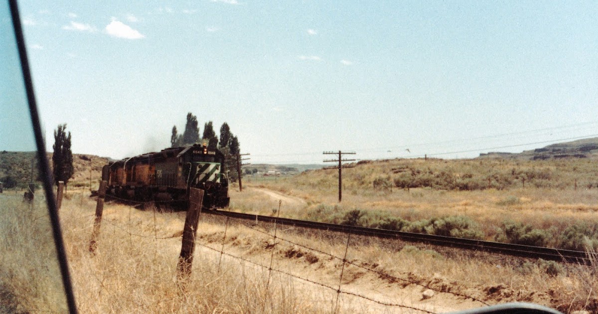 Big Bend Railroad History 1981 Wilson Creek Train Photo