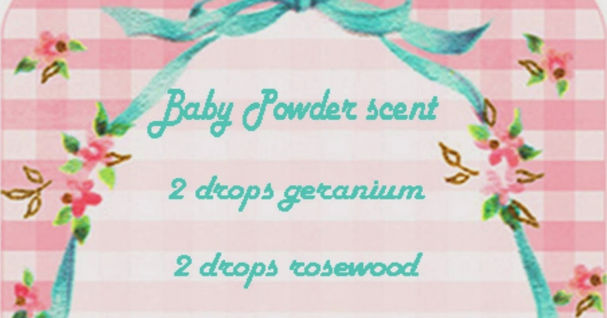 Herbalscents Baby powder scent diffuser recipe