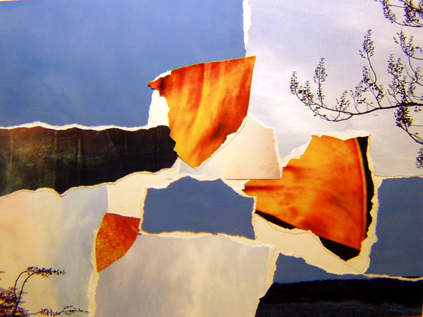 collage, how-to tute, mixed-media
