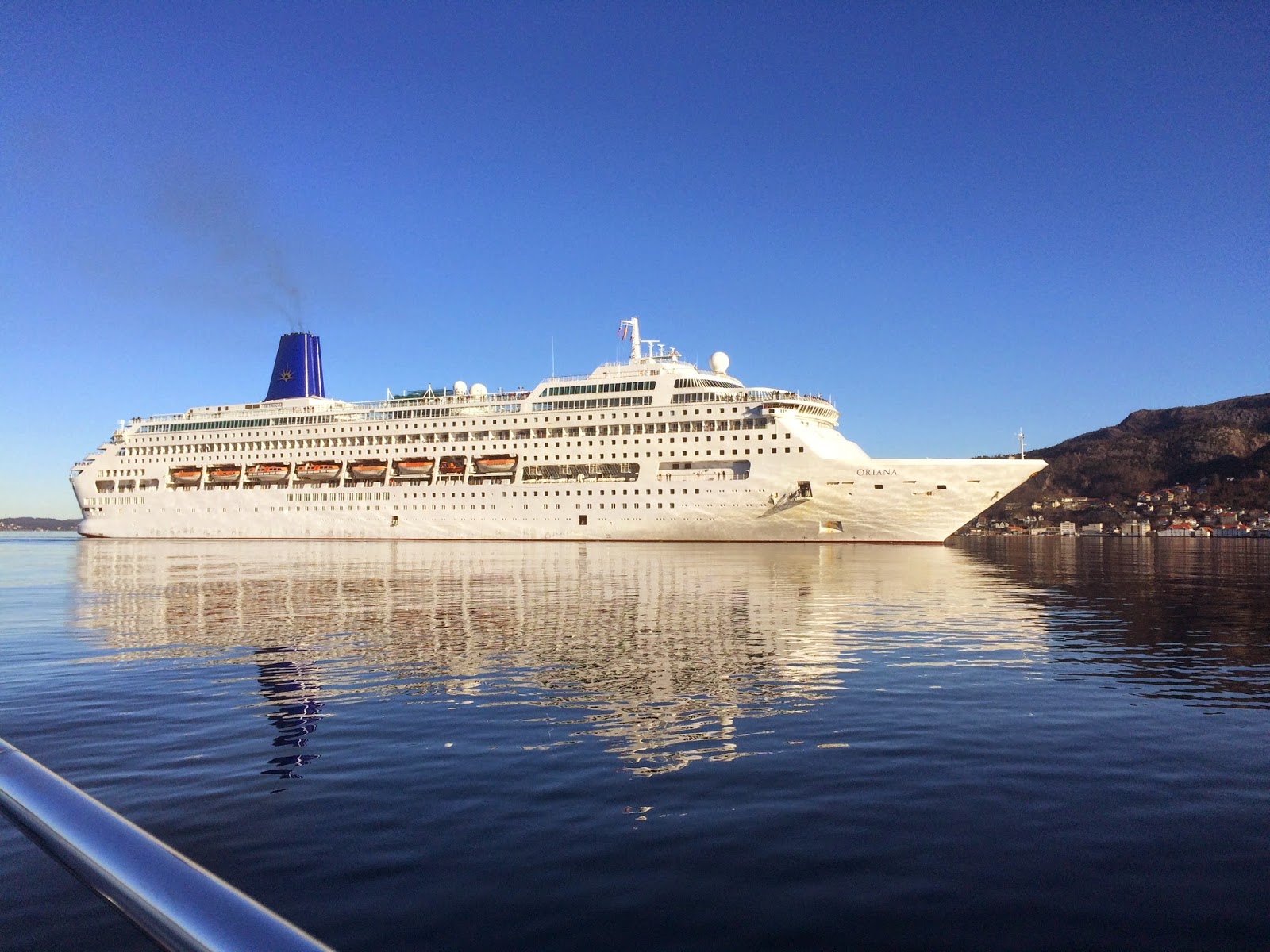 P&O Cruise Ship MV Oriana in Bergen, Norway P&O Cruise Ship MV Oriana in Bergen, Norway