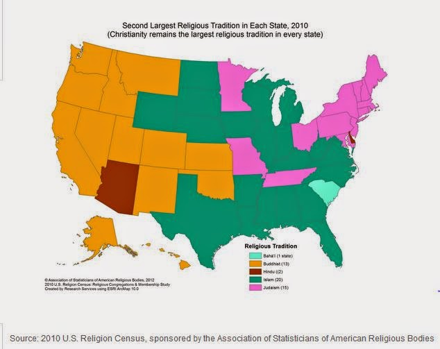 Great Graphic The Second Religion of US States Marc to Market