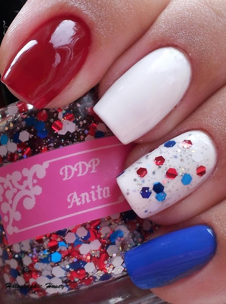 4th of july nail art design