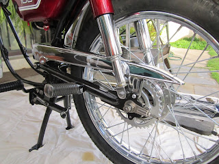 Chrome chain guard - Yamaha LS3