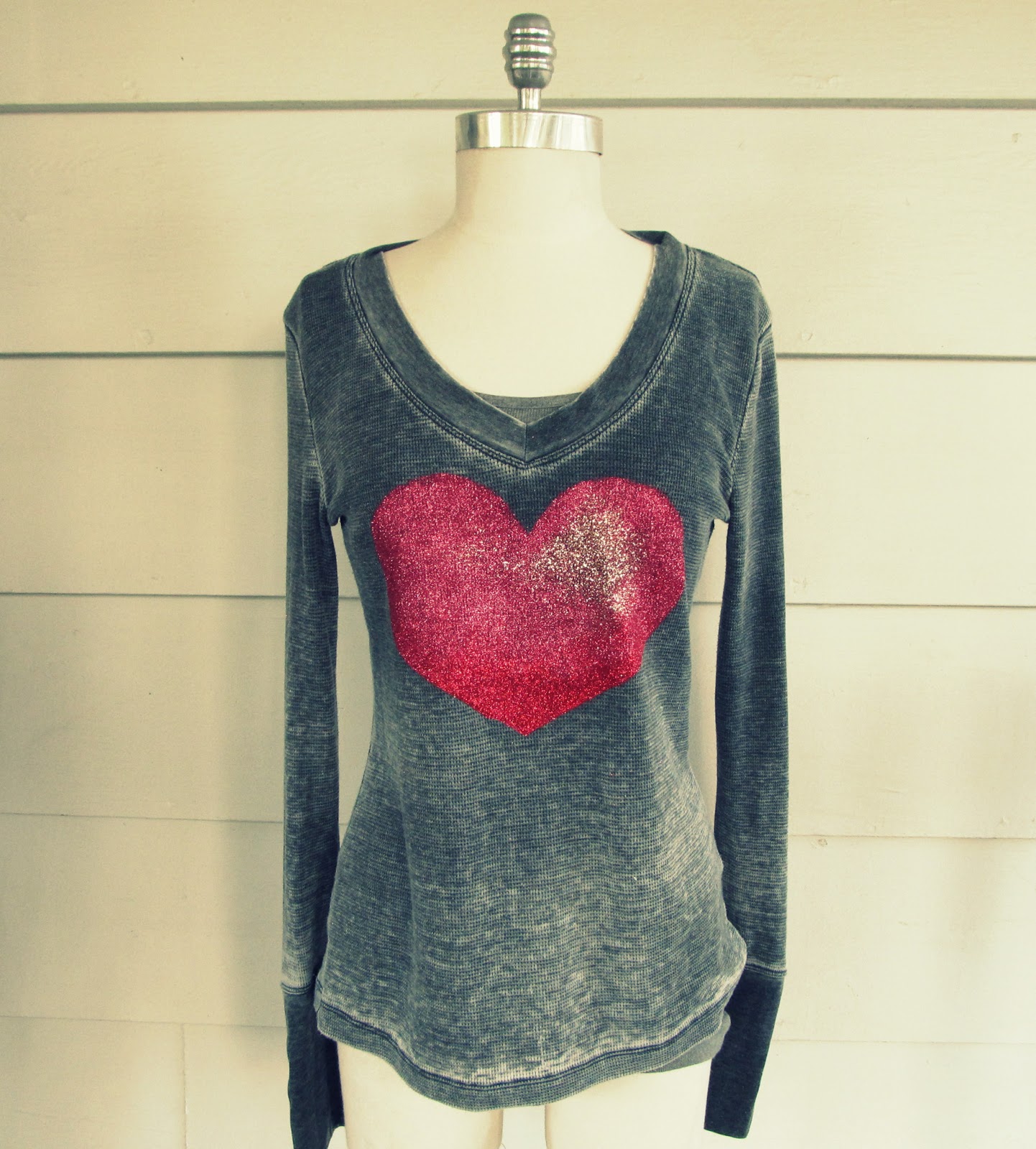 WobiSobi Glitter Heart Tee, DIY.