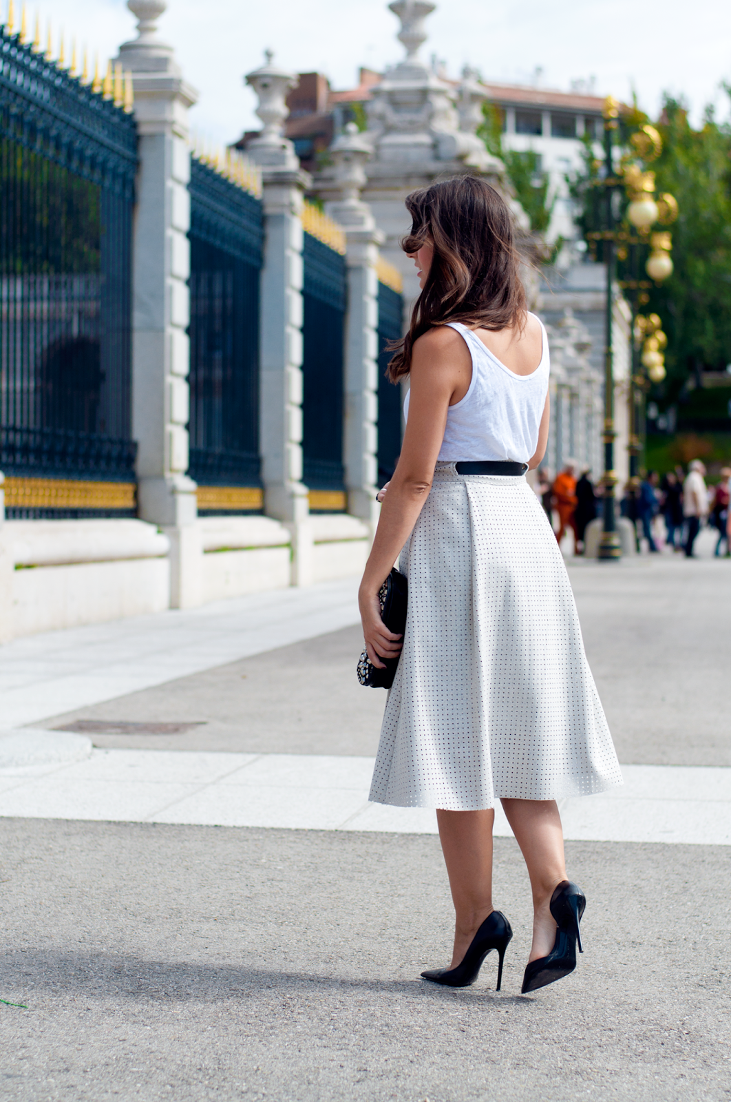 falda midi