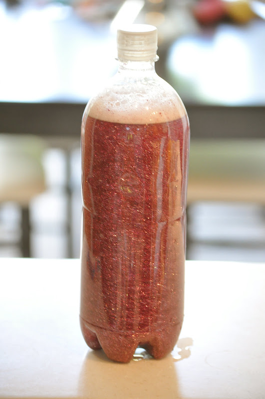 easy timeout glitter bottles for kids {tutorial} Little Birdie Secrets