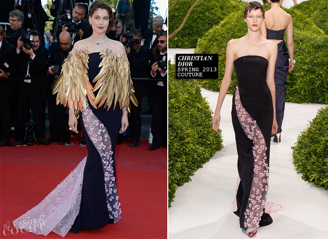 Laetitia Casta in Christian Dior (Spring 2013 Couture) – ‘Zulu’ Cannes Film Festival Premiere and Closing Ceremony