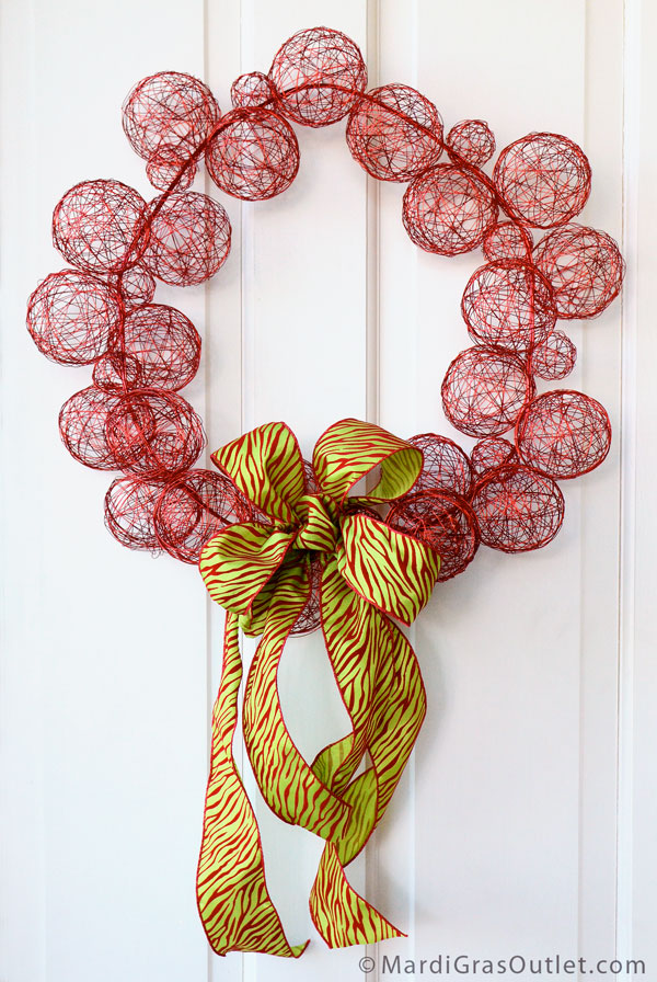 Wreath Supplies Branches Metallic Satin Ribbon Wired Ribbon Craft Supplies DIY