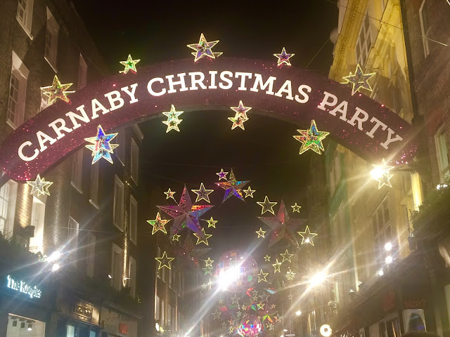 Carnaby Street Christmas Lights 2015 