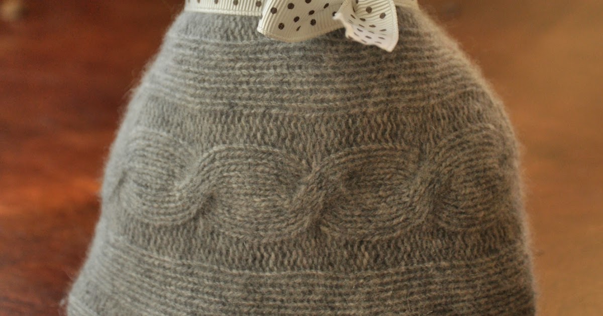 Rustic Modern Homemade Sweater Kitten