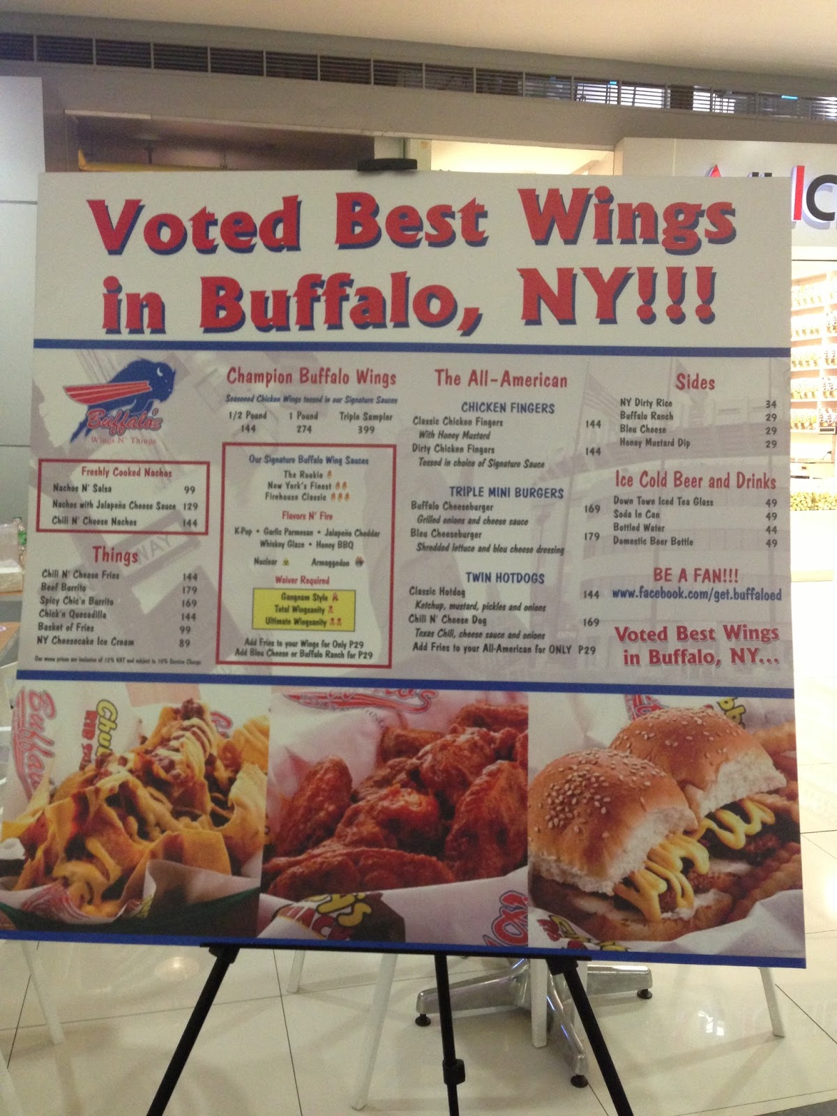tetadventurer Get buffaload Buffalo's Wings N' Things!