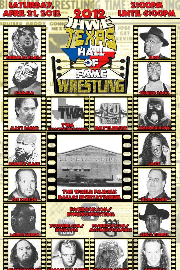 Wrestling News Center IHWE Annual Texas Wrestling Hall of Fame