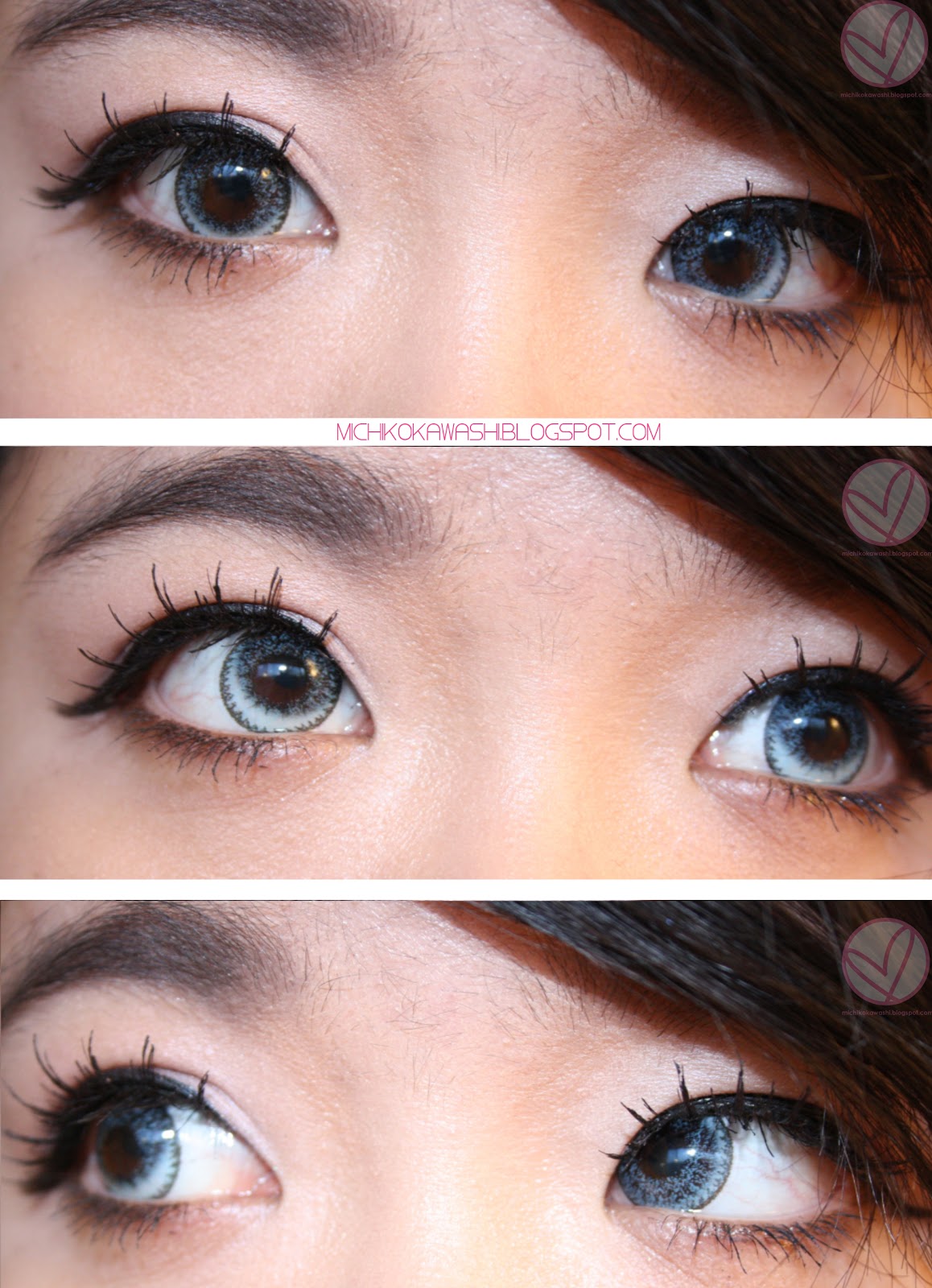 MICHIKO KAWASHI♔ Circle Lenses Review (ANGEL CONTACTS)