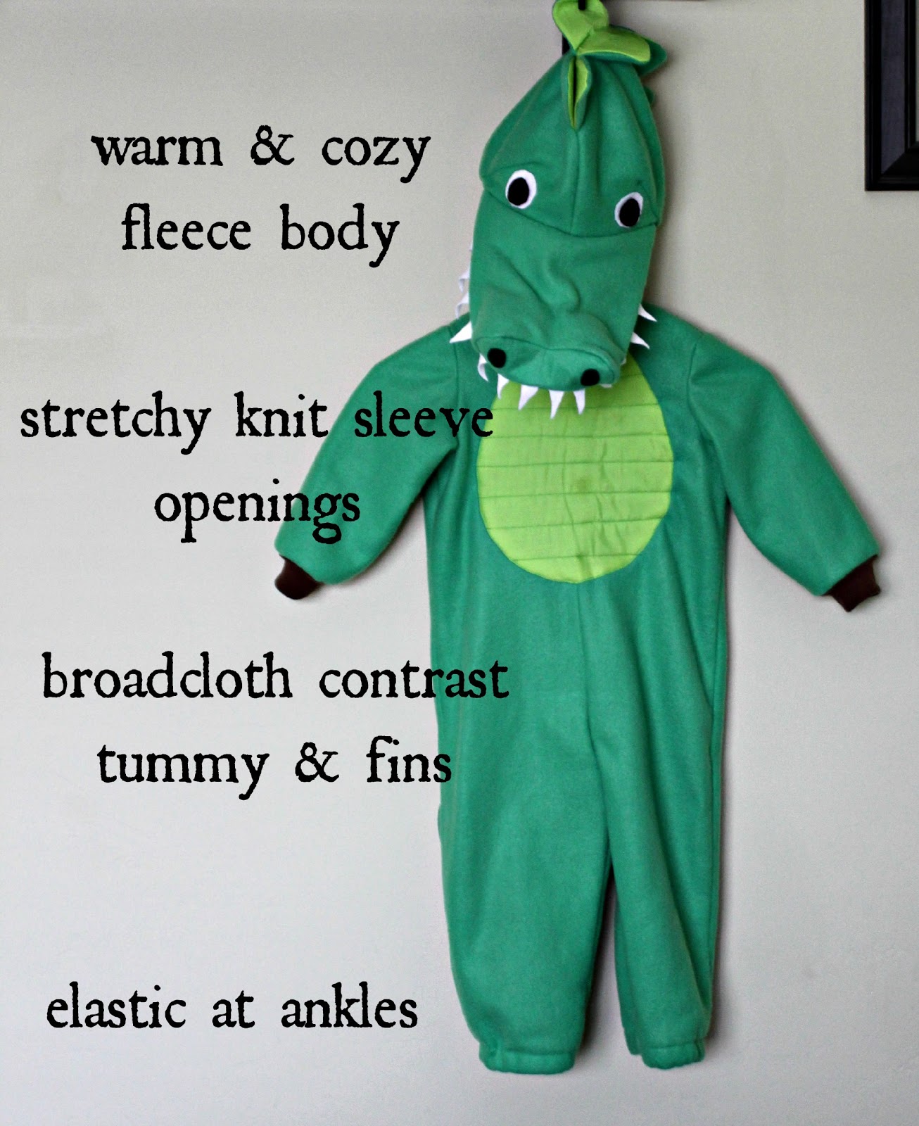Risc Handmade Toddler Alligator Costume