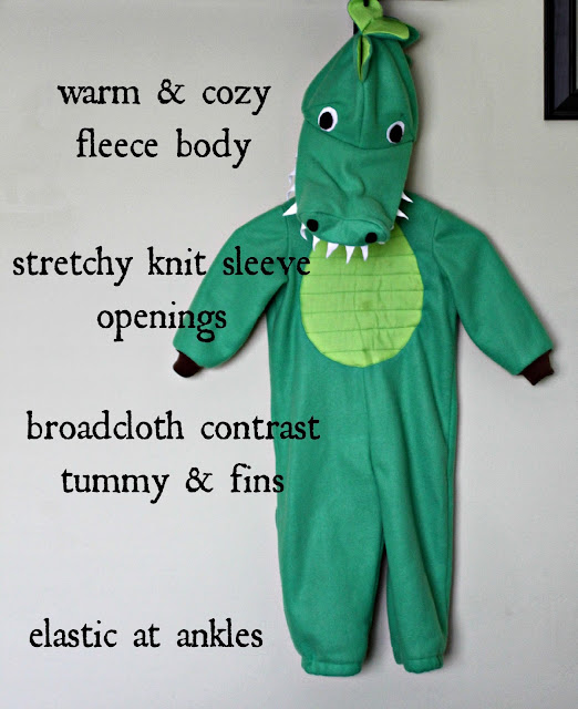 RisC Handmade Toddler Alligator Costume