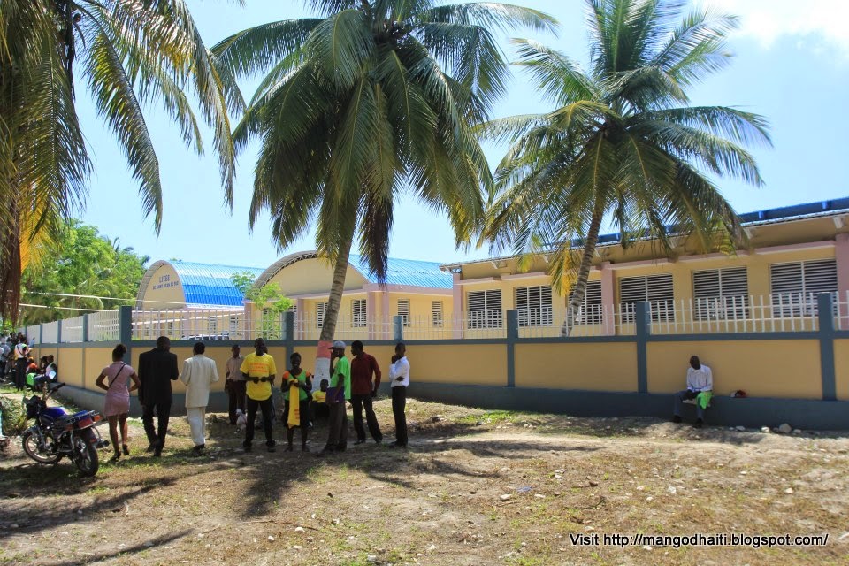 Michel MartellyInauguration du Lycée de SaintJean du Sud