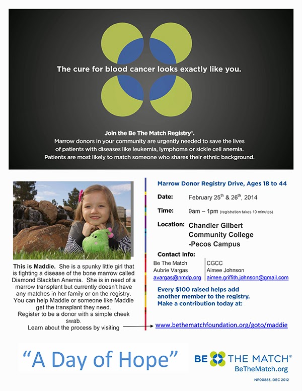 maddies marathon 2014 be the match flyer
