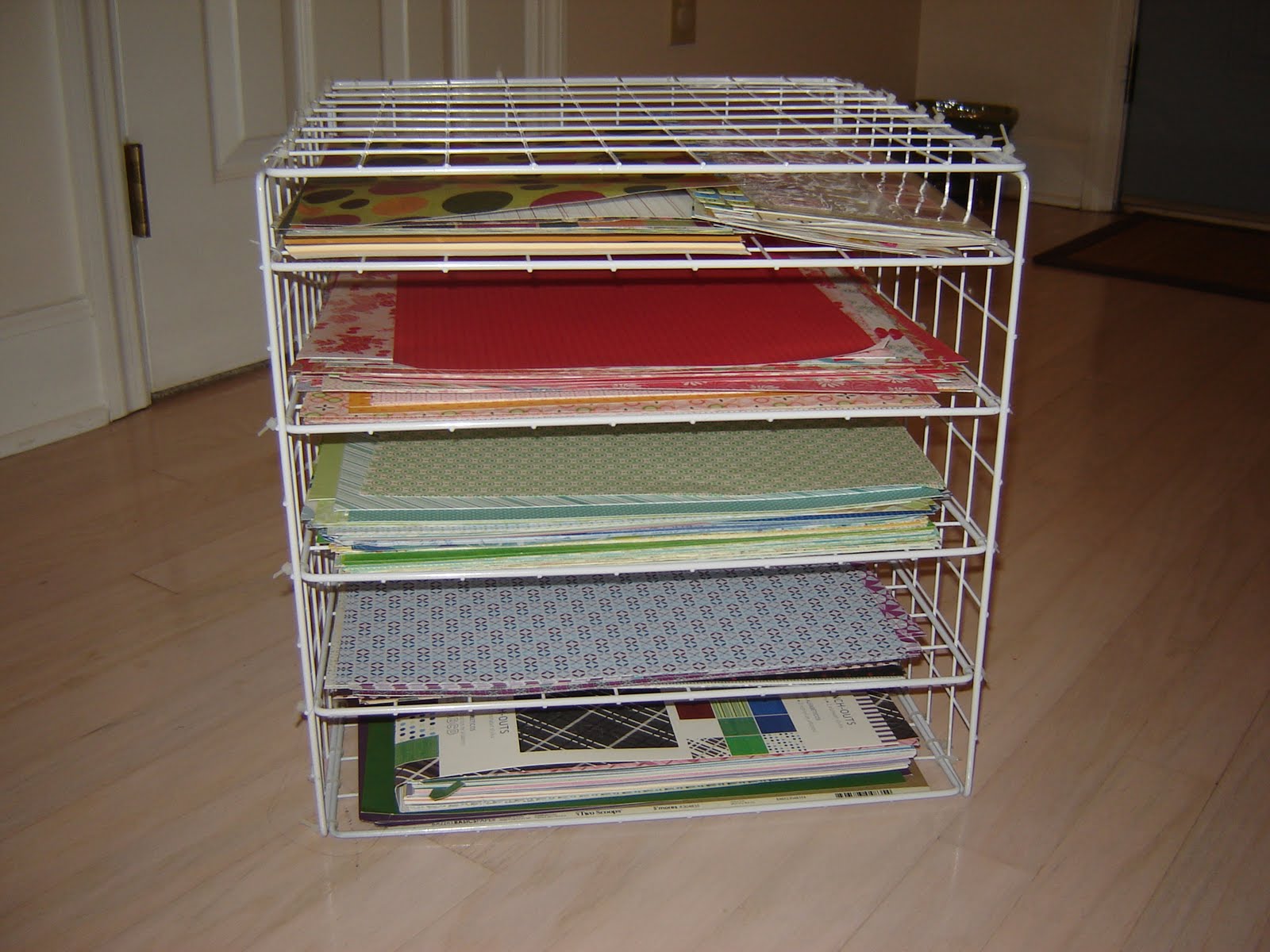 The Pretty Life scrapbook paper organizer