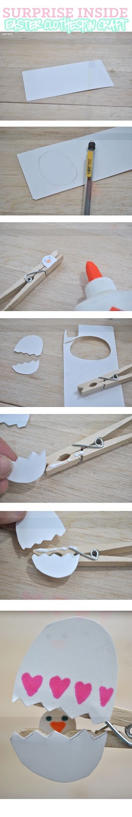 Surprise Inside Easter Clothespin Craft Surprise Inside Easter Clothespin Craft