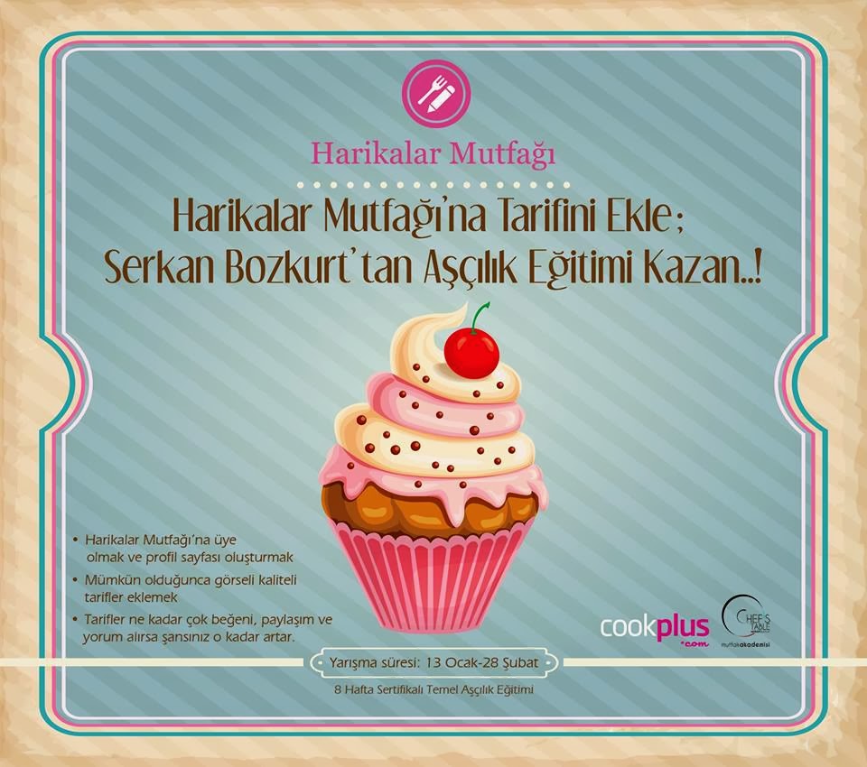 Cookplus.com 1. Yılını Doldurdu Cookplus.com 1. Yılını Doldurdu