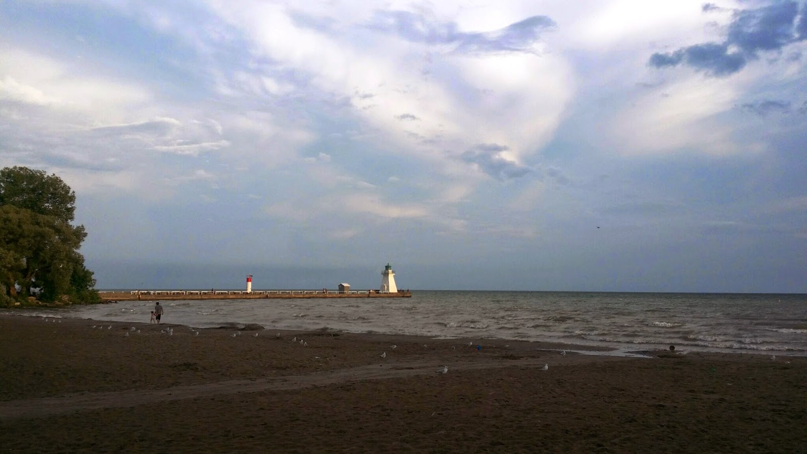 Port Dover Ontario after a Rain Storm