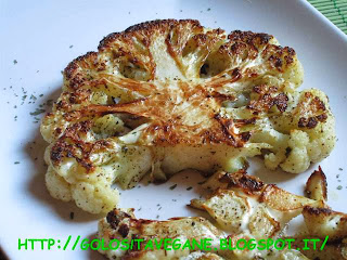 Natale con Golosità Vegane cavolfiore, pesto alla sarda, ricette vegan, piastra, Contorni,