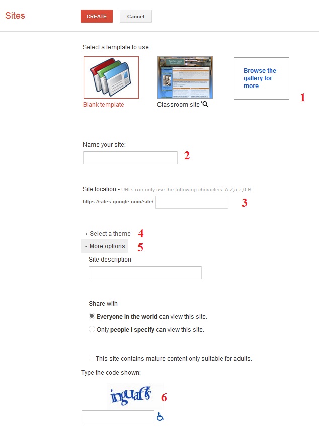 huong dan tao google sites 2012, google site tutorial,google sites, thu thuat Google sites