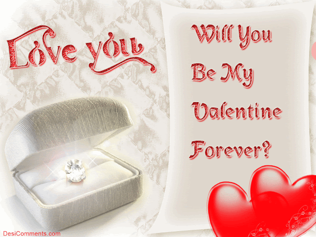Will you be my valentine 2015
