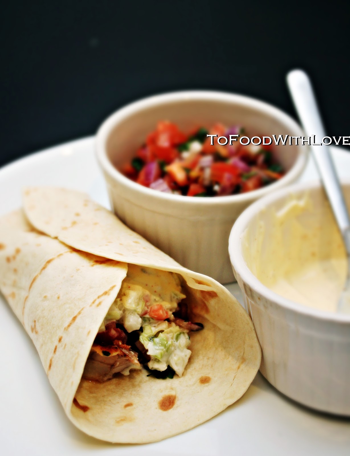 To Food with Love Fish Taco Rocks!